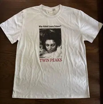 트윈 피크스 화이트 티셔츠 (2XL) 새상품 TWIN PEAKS