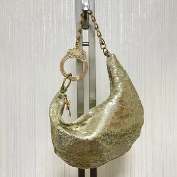 cuffz 커프스 바이린투 백 큐빅 스팽글 골드