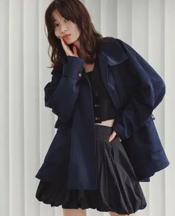 오버 사이즈 카키 자켓