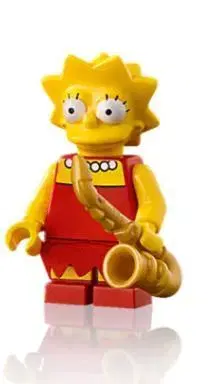 레고 10352에 포함된 미니 피규어 리사 심슨 1개