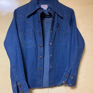 '70 COSMO U.S.A. FASHION 코스모 데님 셔츠 자켓