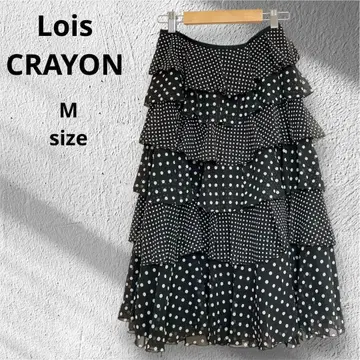 Lois CRAYON 로이스크레용 티어드 스커트 도트 튤