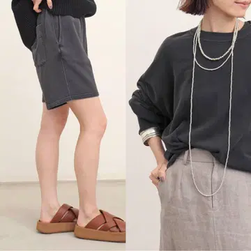 REMI RELIEF 맨투맨 세트 PULLOVER SHORT PANTS