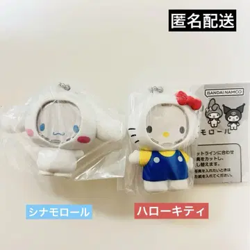 산리오 캐릭터즈 사진 프레임 마스코트 시나모 키티 2개 세트