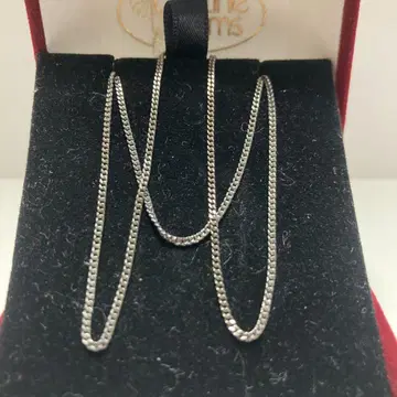 Bentine Gems 실버 로프 체인 목걸이