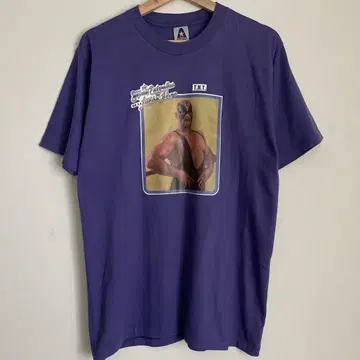 90s T.N.T. 그래픽 티셔츠 L 사이즈 퍼플