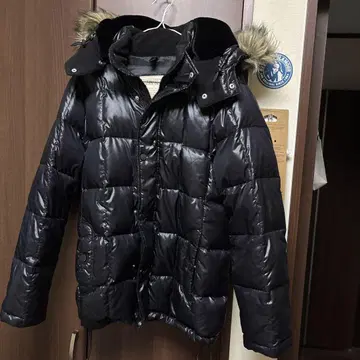 프리미엄 다운 자켓 M 블랙 퍼 포함