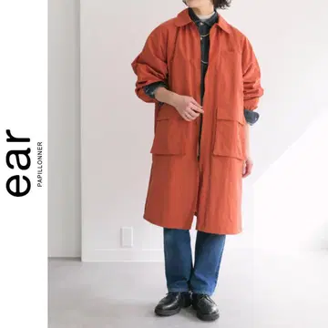 새상품 이아파피요네 말 자수 코트 스미 스타일