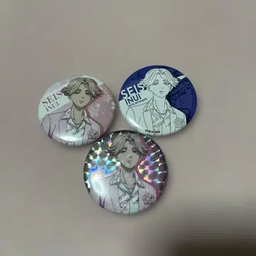 도쿄 리벤저스 벚꽃 수트 ver 캔뱃지 이네 아오히데 홀로그램