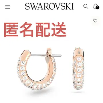 스와로브스키 후프 귀걸이 크리스탈