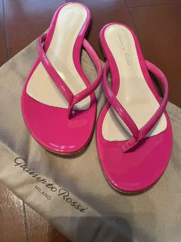 Giannico Rossi 핑크 비치 샌들 37