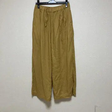무인양품 린넨 이지 와이드 팬츠