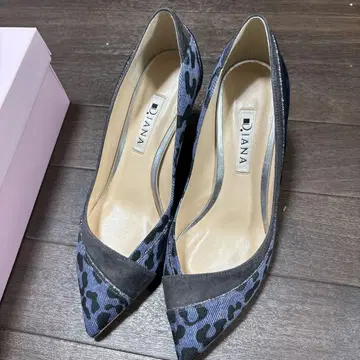 DIANA 레오파드 무늬 하이힐 펌프스 23cm
