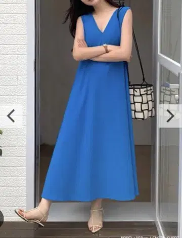 BIRTHDAYBASH 슬리브리스 2WAY DRESS COLOR BLUE
