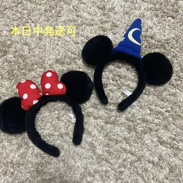 미니 마우스 & 미키 마우스 머리띠 세트