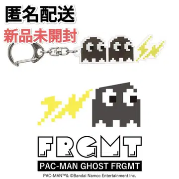 PAC-MAN GHOST FRGMT 키링 블랙 프래그먼트