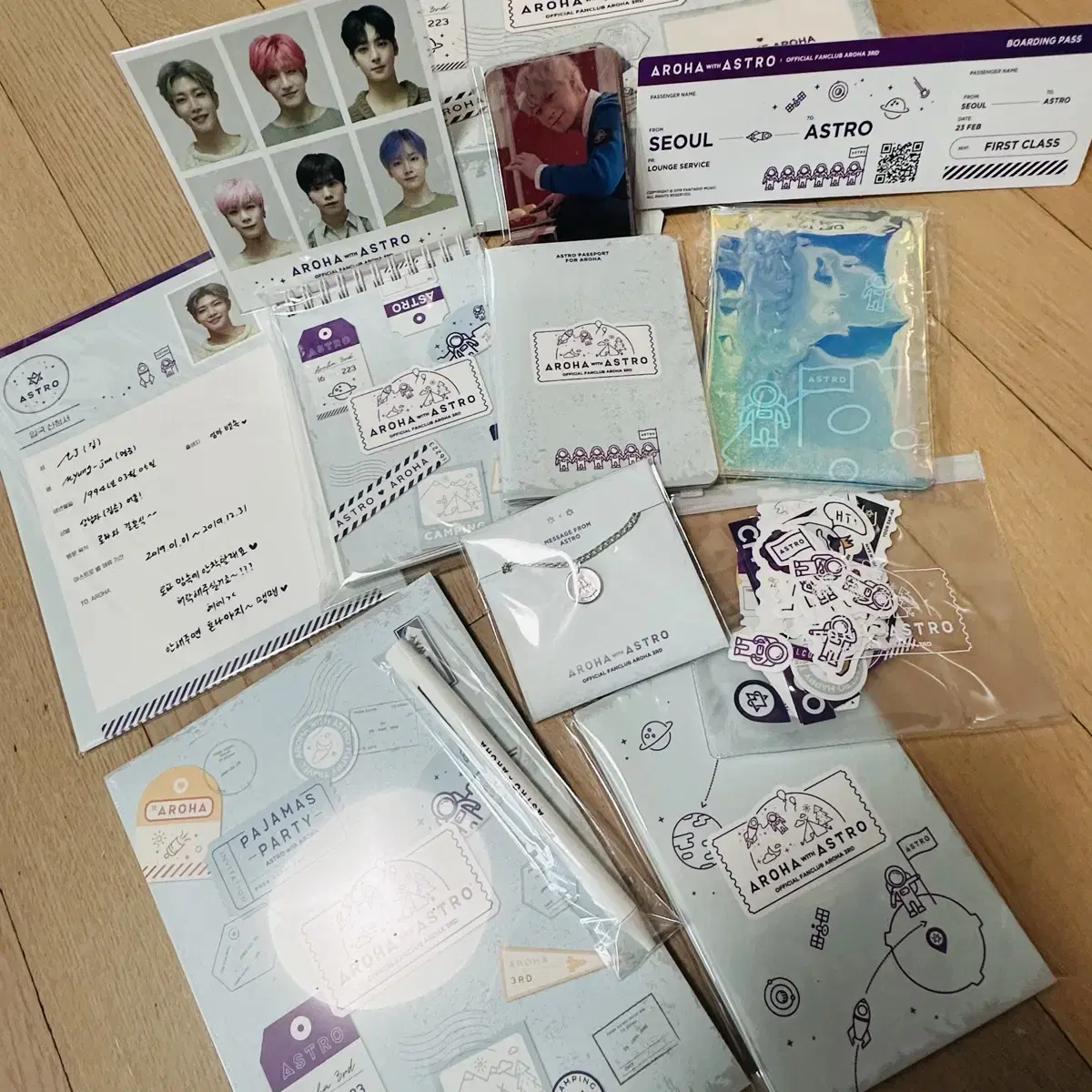 아스트로 아로하 3기 키트 풀구성