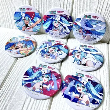 하츠네 미쿠 캔뱃지 레이싱 미쿠 RACING MIKU 모구모