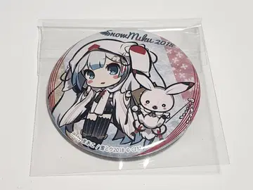 SNOWMIKU 유키 미쿠 2018 캔뱃지 하츠네 미쿠 토끼 유키네