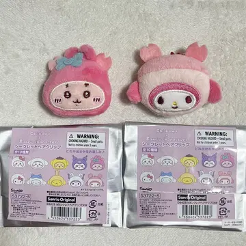 새상품 치이카와 산리오 시크릿 헤어 클립 헌책방 마이멜로디