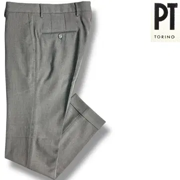 J3007 컨디션 최상 PTtorino 트래블&릴렉스 노플리츠 팬츠 46