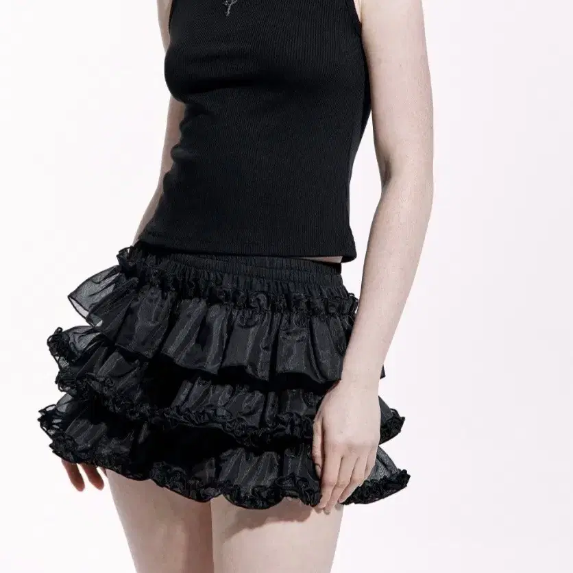 ◇ROUGHNECK◇ Long Cancan Skirt Black LONG CANCAN SKIRT BLACK - roughneck | 60% - Asian Fashion