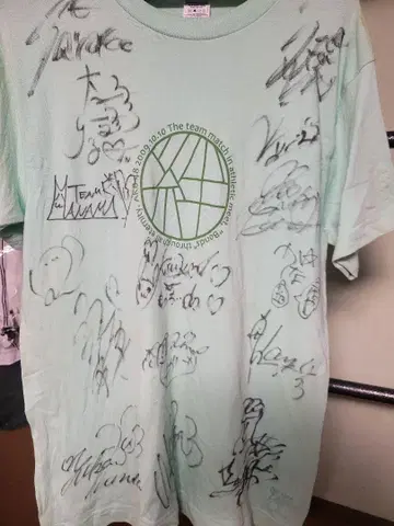 AKB48 팀 K 대운동회 사인 포함 유대감 티셔츠
