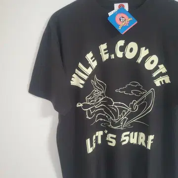 루니 툰즈 코요테 LET'S SURF 티셔츠