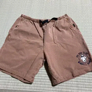 POI DOG CLUB 브라운 숏 팬츠