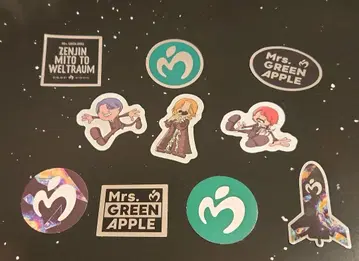 젠진 미도토와 웰트라움 스티커 10종 Mrs.GREEN APPLE
