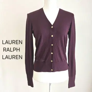 RALPH LAUREN 랄프 로렌 니트 가디건 골드 버튼 M
