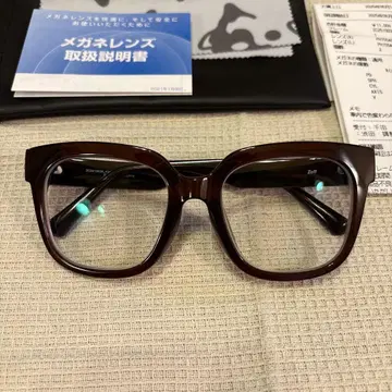 Zoff 조광 렌즈, 도수 안경 다크 브라운 새상품