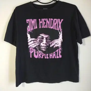 새상품급 jimi 지미 헨드릭스 퍼플 헤이즈 티셔츠 블랙 XL