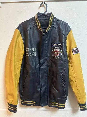 가죽 바시티 자켓 2XL 1941년 디자인