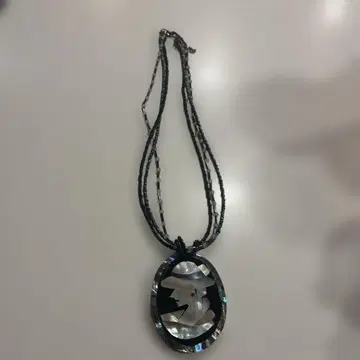 미사용 새상품 쉘 비즈 목걸이