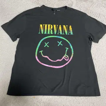 NIRVANA 그래픽 티셔츠 US XL h&m