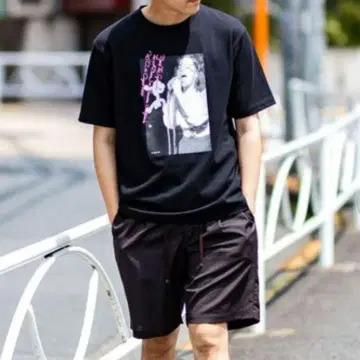 MEN'S MELROSE 케빈 카민즈 락 티셔츠 비요크