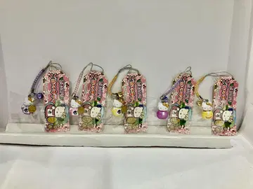 헬로키티 네즈케 스트랩 교토 한정 힐링 시리즈 5종 세트 최종 가격 인하