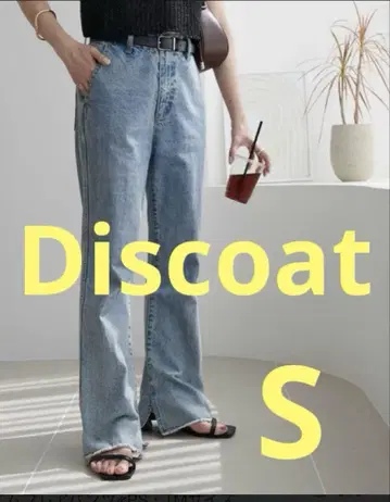 Discoat 플레어 데님 S 색스 블루