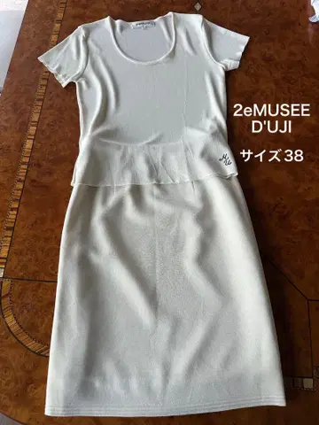 2eMUSEE D'UJI 셋업 화이트 사이즈 38
