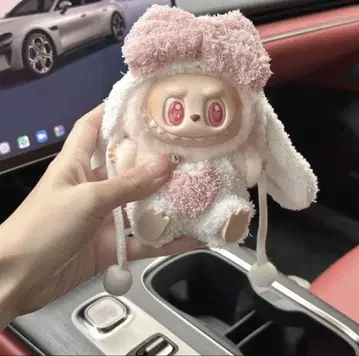 러브부 LABUBU 핑크 토끼 옷 갈아입기 봉제 인형