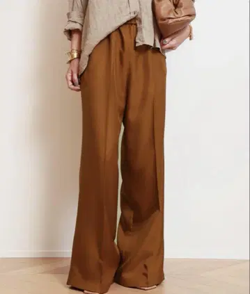 MUSE de Deuxieme Classe 실크 룩 팬츠