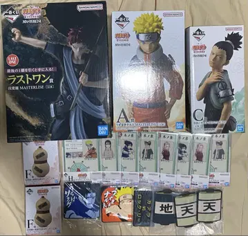 제일복권 NARUTO-나루토- 중닌 시험편 세트 묶음 판매 피규어