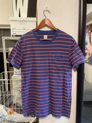 00년대 J.CREW 보더 포켓 티셔츠, 좋은 배색!