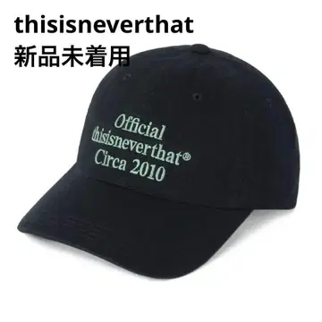 디스이즈네버댓 네바자 Times Cap 캡 네이비