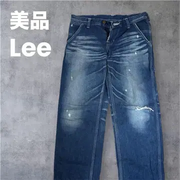 새상품급! Lee 빈티지 & 데미지 가공 페인터 팬츠 기무라 타쿠야