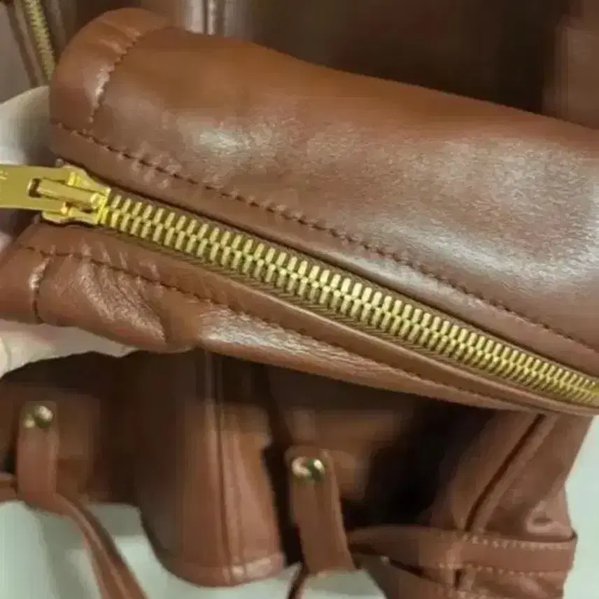 셀린느 CELINE 셀린 오버핏 램스킨 가죽 라이더 자켓 새상품 사진 5