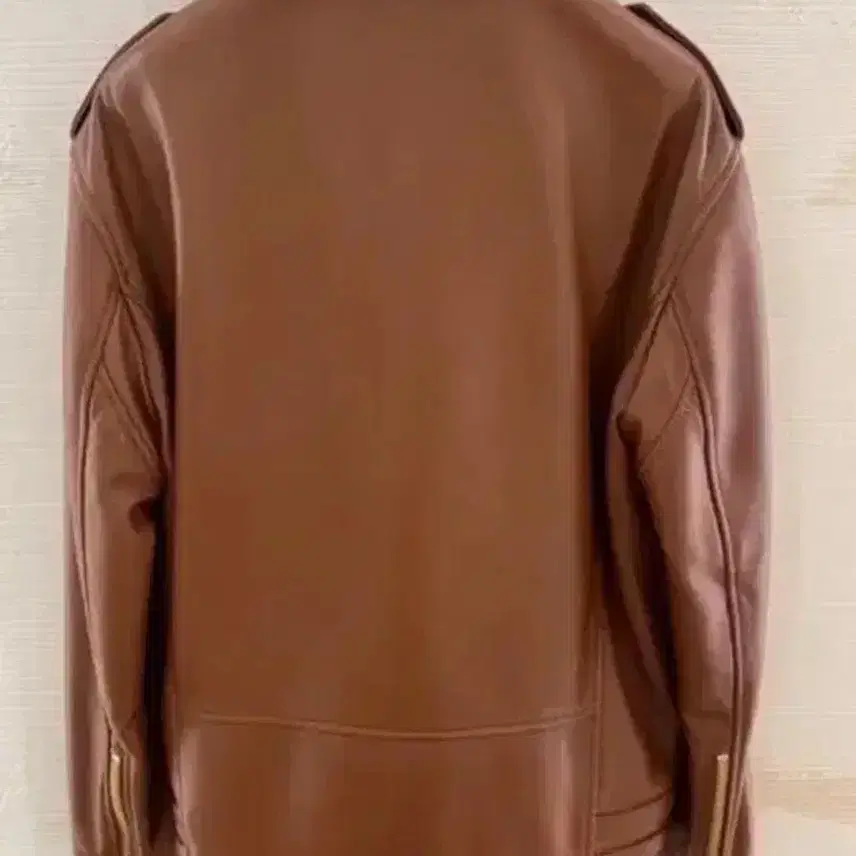 셀린느 CELINE 셀린 오버핏 램스킨 가죽 라이더 자켓 새상품 사진 6