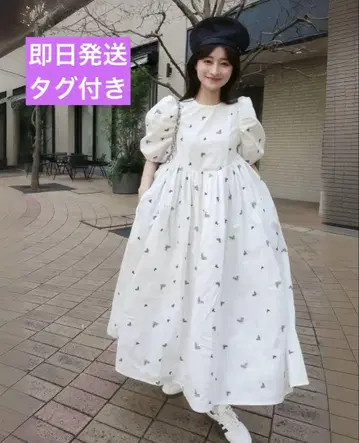 bibiy. EMILY HEART DRESS 당일 발송