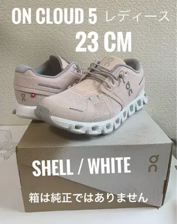 ON Cloud 5 여성용 23cm 쉘 화이트